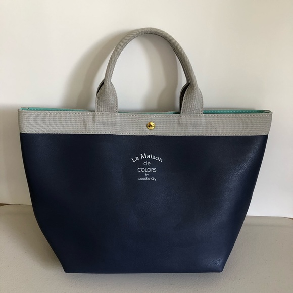 Colors by Jennifer Sky Navy Blue Tote - Picture 5 of 8
